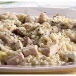 Trahanoto® with smoked pork and leek